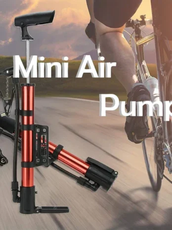 Multicolored Aluminum Mini Bicycle Air Pump