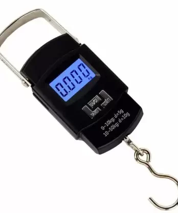 50 kg Hook Type Digital Led Screen Portable Luggage Weighing Scale Weighing Scale (Muliticolor)