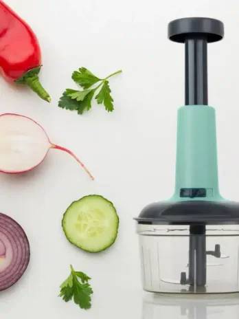 Stewit Food Chopper Steel Large Manual Hand-Press Vegetable Chopper Mixer Cutter to Cut Onion